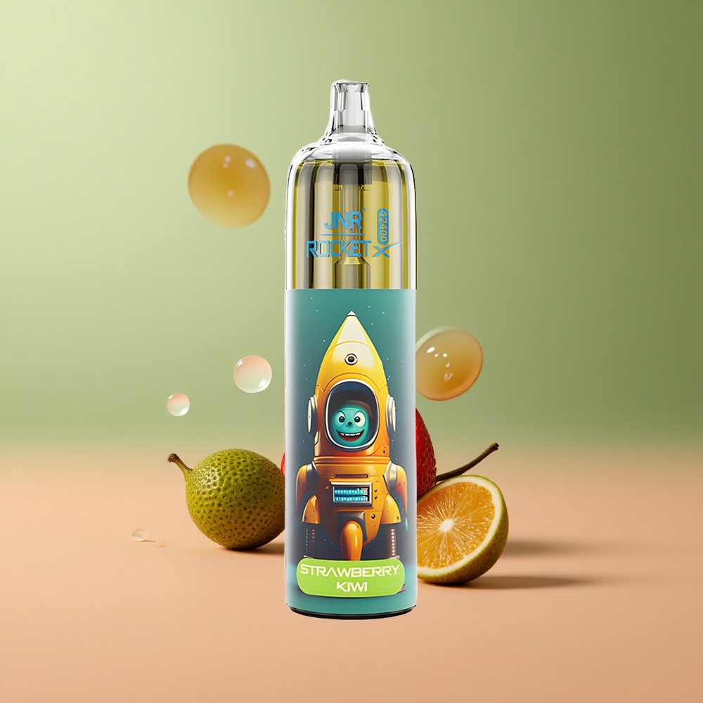 JNR Rocket-X 12400 Ягодова Киви с RGB Осветление и Мехова Намотка