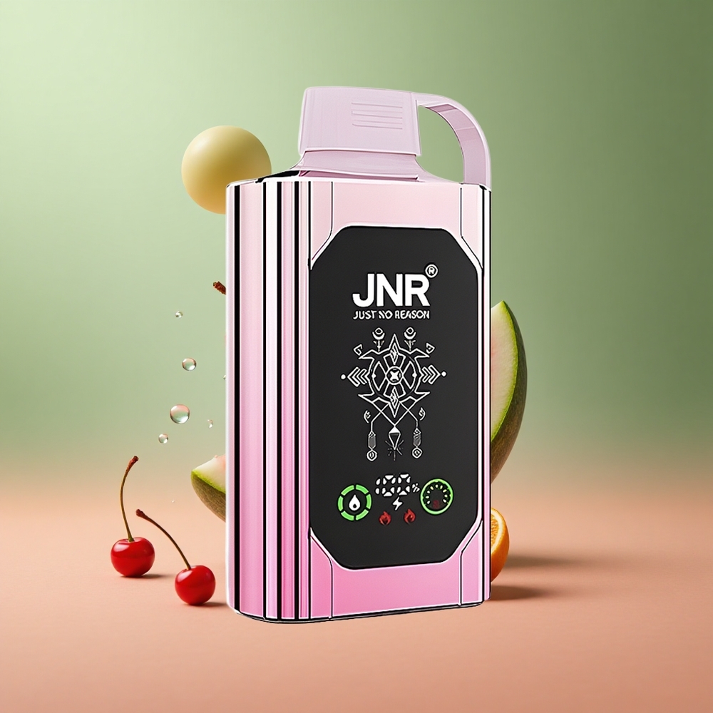 JNR Shisha Hookah Box 20500 Черешов Диня Freeze с HD дисплей и Dual Mesh Coil