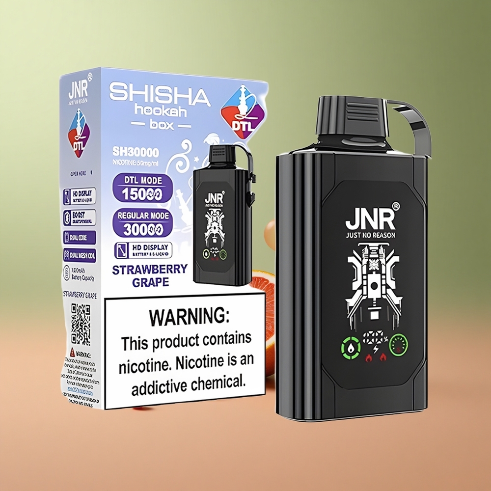 JNR Shisha Hookah Box 20500 Ягодова Гроздова HD Display Dual Mesh Coil Type-C