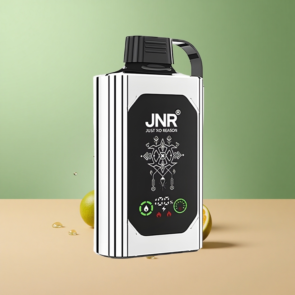 JNR Shisha Hookah Box 20500 Двойна Пъпешова Мента с HD Дисплей и Dual Mesh Coil