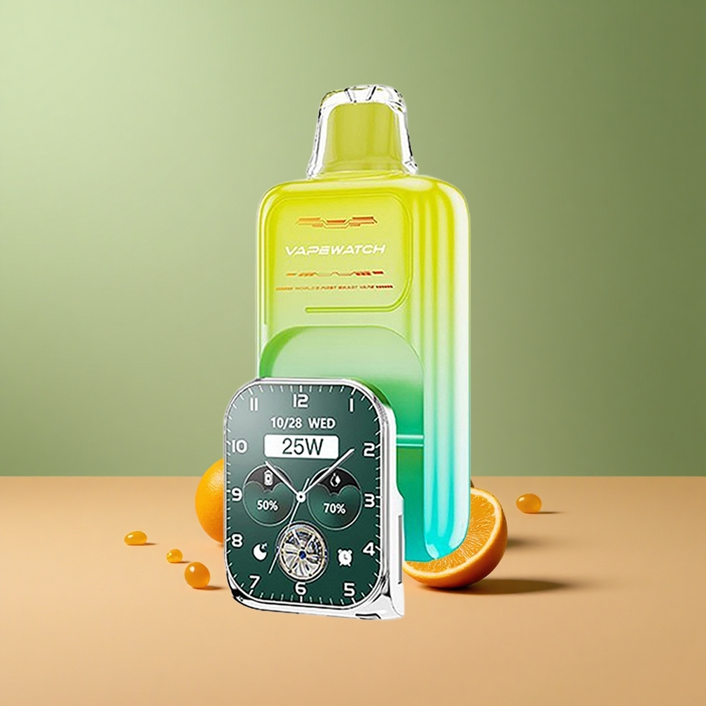 JNR VapeWatch 30000 Портокалово Манго Dual Mesh 19mL Type-C