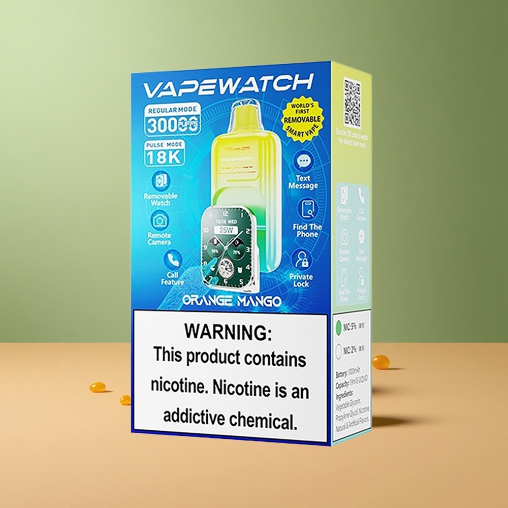 JNR VapeWatch 30000 Портокалово Манго Dual Mesh 19mL Type-C