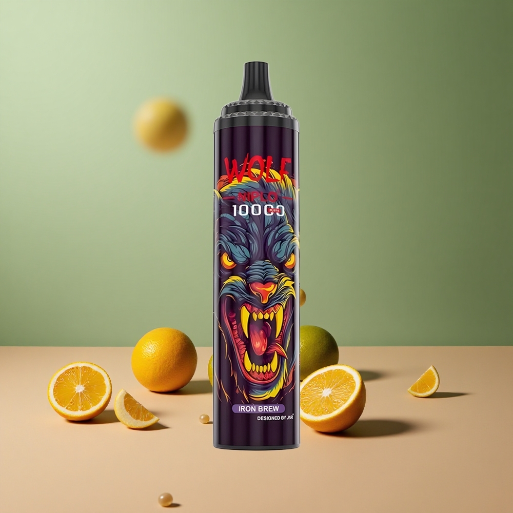 JNR Wolf Niplo 10000 Желязна Брю: 1.0 Ом, 20мл, Тип-C