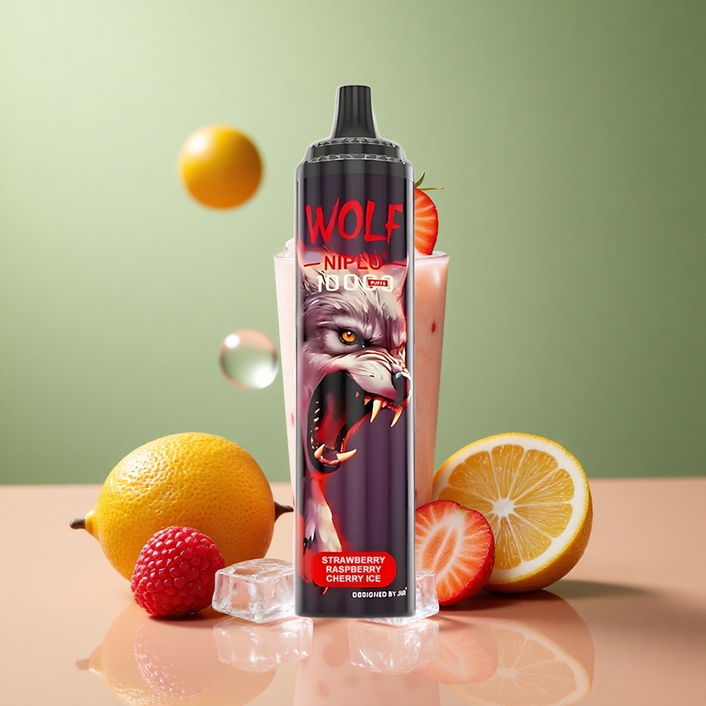 JNR Wolf Niplo 10000 Ягоди Малини Череши Лед 1.0 Ohm 20ml