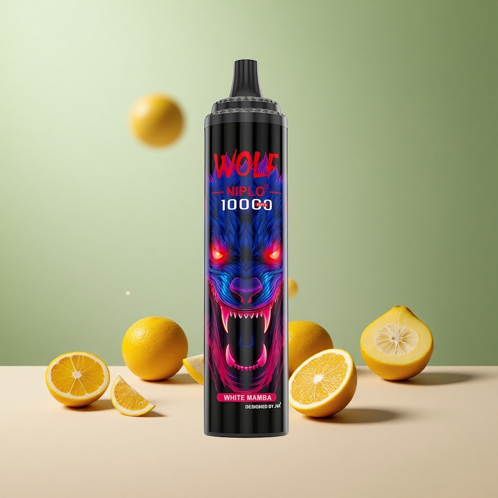 JNR Wolf Niplo 10000 Бяла Мамба 20мл 1.0 Ohm Type-C