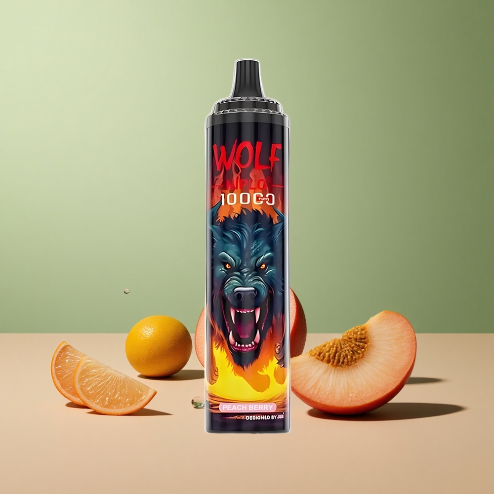 JNR Wolf Niplo 10000 Праскова Ягода 20мл 1.0Ω Type-C