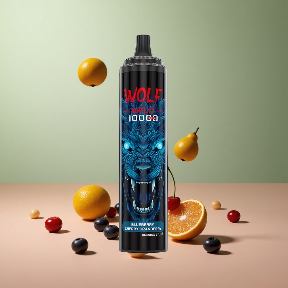 JNR Wolf Niplo 10000 Боровинка Череша Боровка 20ml 650mAh Type-C