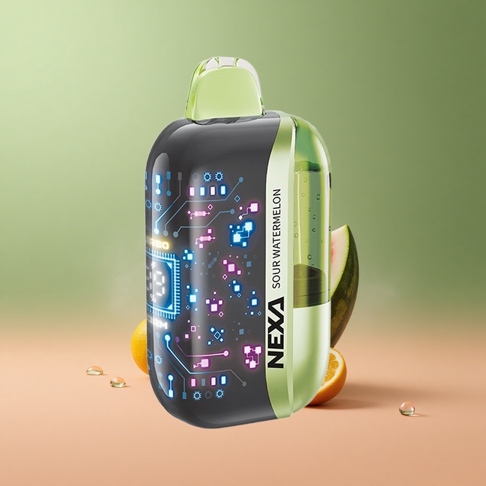 NEXA Ultra 50000 Кисела Диня 20мл 5% Никотин 0.9ом Dual Mesh