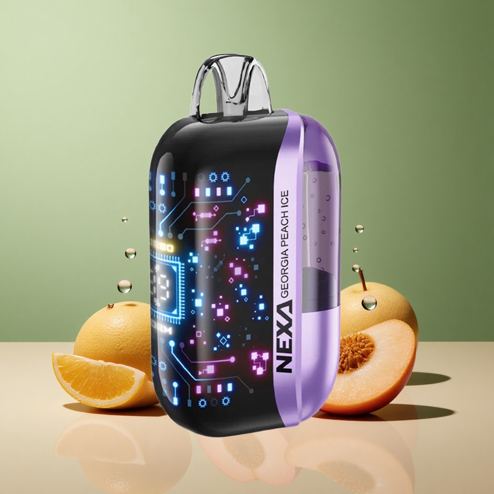 NEXA Ultra 50000 Праскова Ледена Райска Ябълка 20мл 5% Никотин 0.9ом Двойна Мрежа