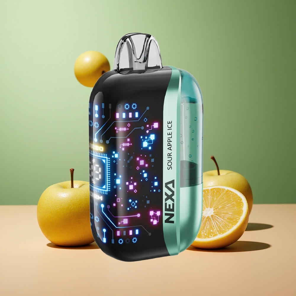 NEXA Ultra 50000 Киселa Ябълка Лед с 20мл и 5% Никотин