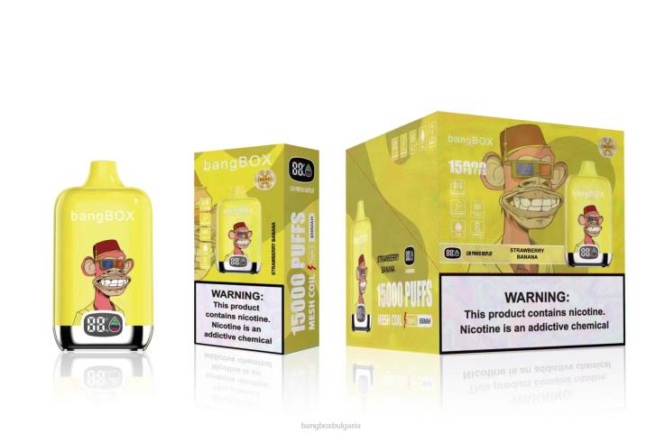 Bang Box Велинград - 6PN4T43 Bang Box 15000 впръсквания ягодов банан
