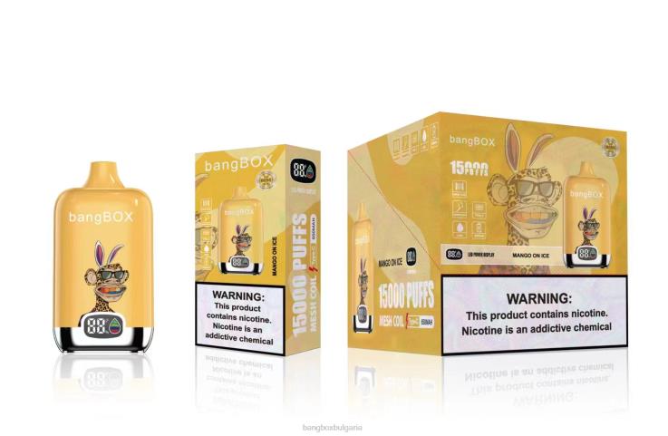 Bang Box Vape - 6PN4T48 Bang Box 15000 впръсквания манго върху лед