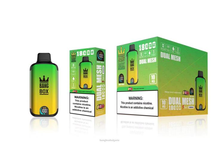 Bang Box Bulgaria - 6PN4T89 Bang Box 18000 впръсквания манго праскова диня
