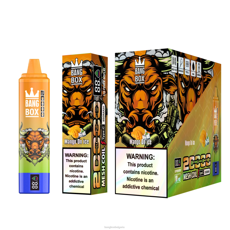 Bang Box София - 6PN4T54 Bang Box Смарт екран с 20 000 впръсквания манго върху лед
