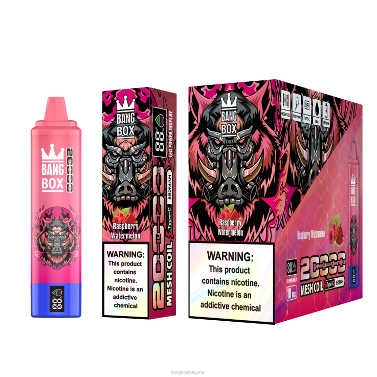 Bang Box Bulgaria - 6PN4T53 Bang Box Смарт екран с 20 000 впръсквания малинова диня
