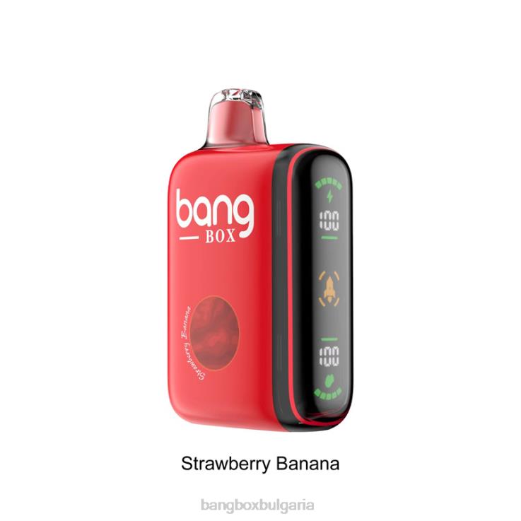 Bang Box Bulgaria - 6PN4T25 Bang Box 9000-18000 впръсквания интелигентен дисплей за мощност ягодов банан