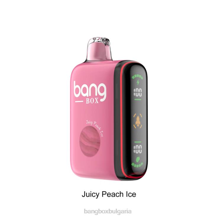 Bang Box Bulgaria - 6PN4T29 Bang Box 9000-18000 впръсквания интелигентен дисплей за мощност сочен прасковен лед