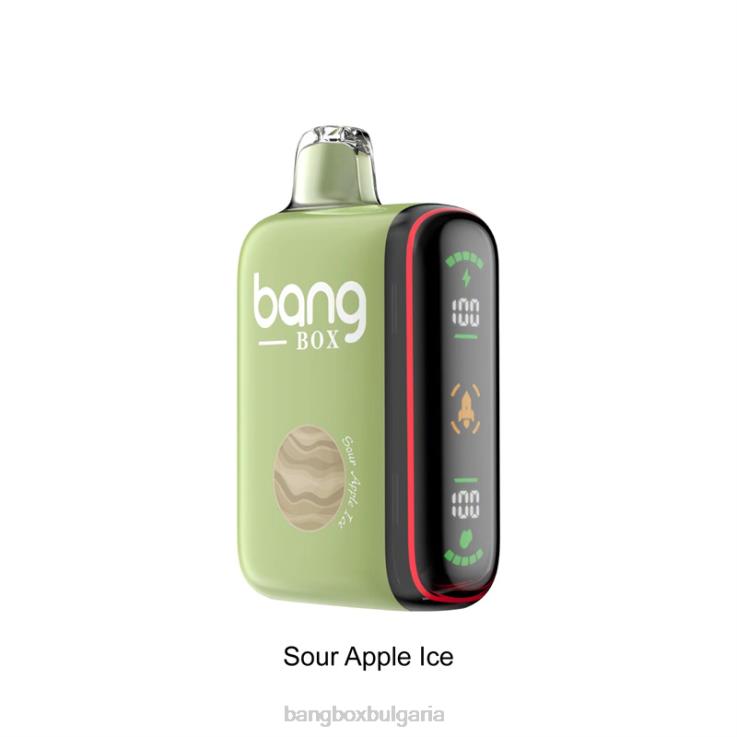 Bang Box Vape - 6PN4T28 Bang Box 9000-18000 впръсквания интелигентен дисплей за мощност лед от кисели ябълки