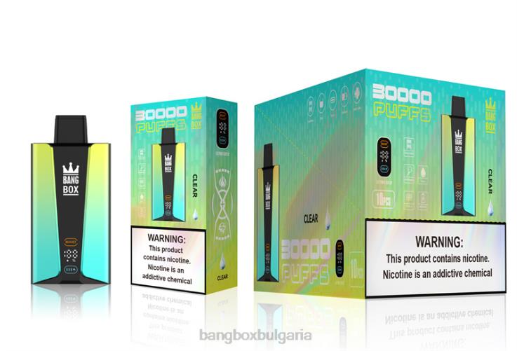 Bang Box Vape - 6PN4T76 Bang Box Смарт екран с 30 000 впръсквания ясно