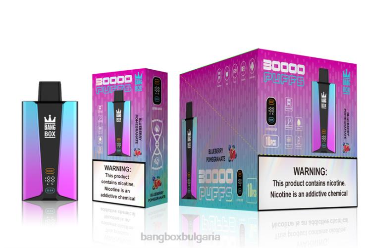 Bang Box Vape - 6PN4T80 Bang Box Смарт екран с 30 000 впръсквания боровинка померанте