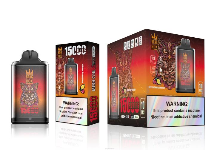 Bang Box Bulgaria - 6PN4T101 Bang Box s1-15000 впръсквания ягода манго
