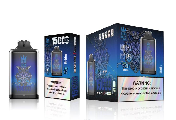 Bang Box Bulgaria - 6PN4T109 Bang Box s1-15000 впръсквания г-н синьо
