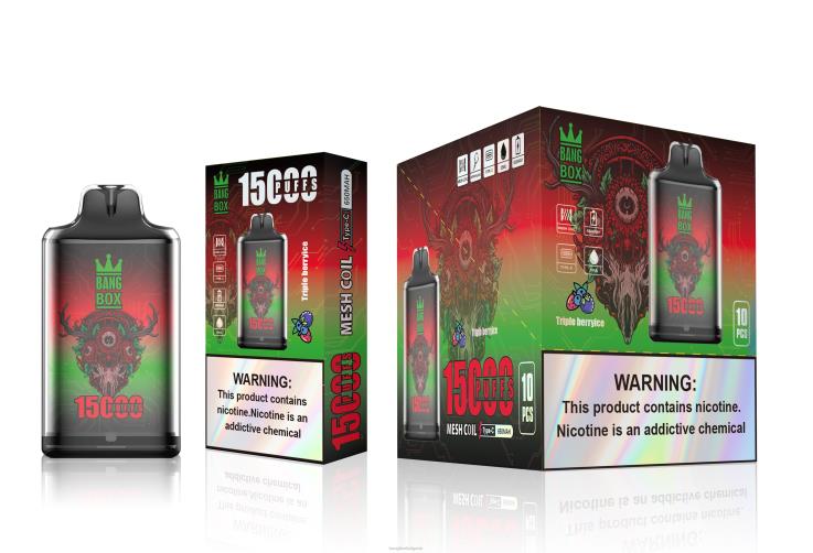 Bang Box Vape - 6PN4T104 Bang Box s1-15000 впръсквания троен горски лед